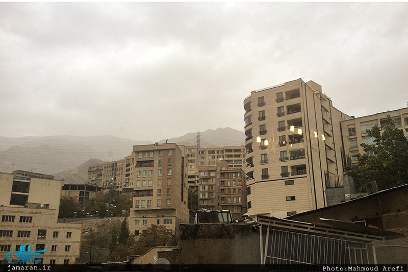 گرد و غبار امروز تهران 