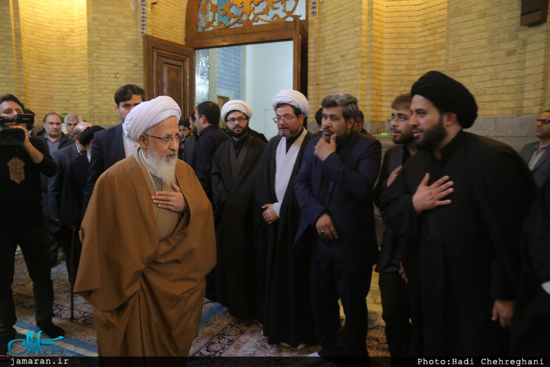 مراسم بزرگداشت آیت الله سید مهدی ابن الرضا(ره) در مسجد اعظم قم