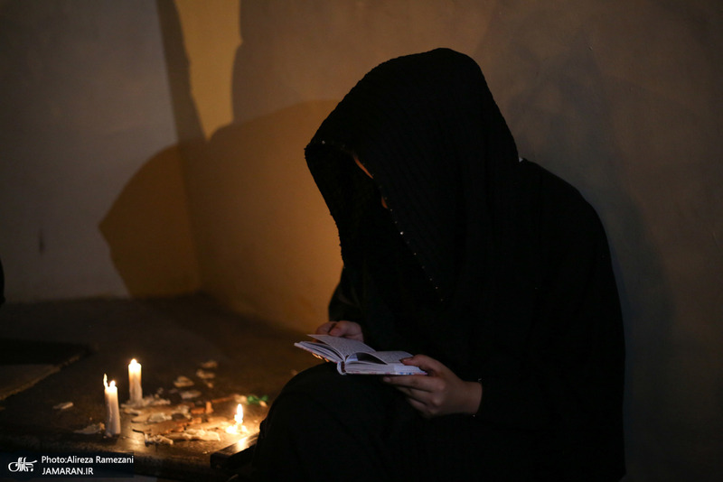 مراسم شام غریبان در میدان امام حسین (ع)