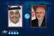 هشدار ظریف به وزیر خارجه قطر در مورد عواقب اقدام احتمالی آمریکا