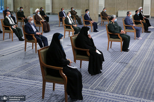 دیدار اعضای ستاد برگزاری کنگره ملّی بزرگداشت چهار هزار شهید استان یزد با رهبر معظم انقلاب