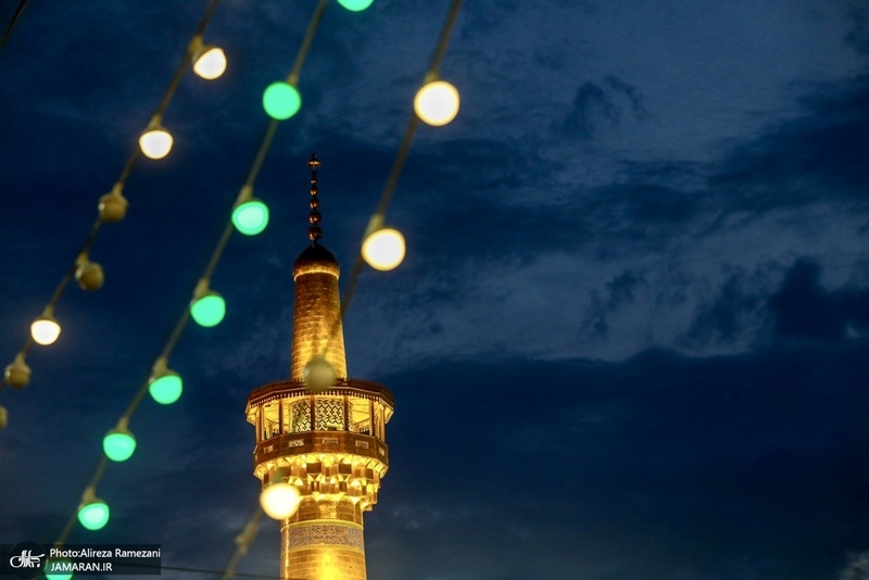 حال و هواى حرم مطهر امام رضا (ع) در شب ولادت