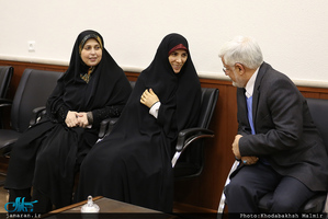 دیدار رئیس و اعضای فراکسیون امید با سید حسن خمینی