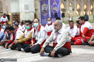 تجدید میثاق اعضا و مسئولان هلال‌احمر با آرمان‌های امام خمینی (س)