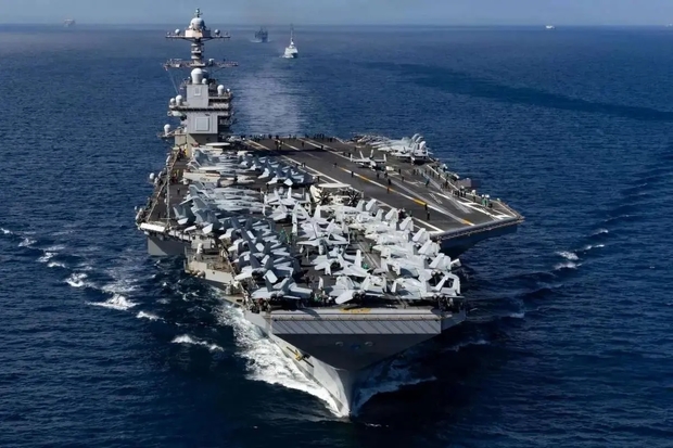 آمریکا دوباره یکی از ناوهایش را جابه‌جا کرد