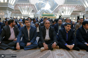 تجدید میثاق استاندار و کارکنان استانداری تهران با آرمان های حضرت امام(س)