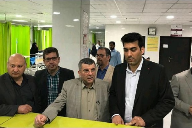 معاون کل وزارت بهداشت از مراکز درمانی خوزستان بازدید کرد