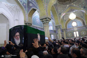 تشییع آیت الله هاشمی شاهرودی(ره) در قم