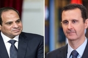 بشار اسد با السیسی رئیس جمهور مصر دیدار می کند