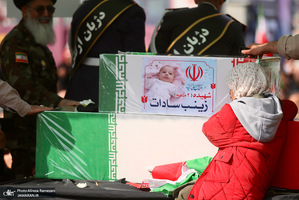 تشییع پیکرهای مطهر فرماندهان عالی‌رتبه نیروهای مسلح و جمعی از شهدای مردمی-1