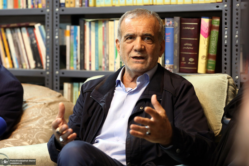 دیدار مسعود پزشکیان با سید حسن خمینی