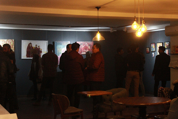 نمایشگاه نقاشی با عنوان 'تنهایی' در ارومیه برپا شد