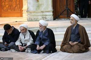 مراسم چهلمین روز ارتحال آیت الله حاج شیخ محمد رضا رحمت در حرم مطهر امام خمینی (س)
