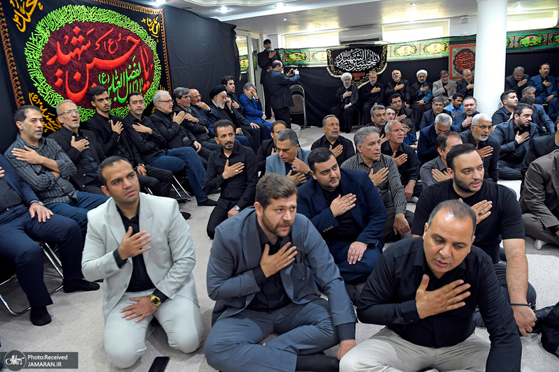 دومین روز مراسم عزاداری حضرت اباعبدالله الحسین (ع) در دفتر حسن روحانی