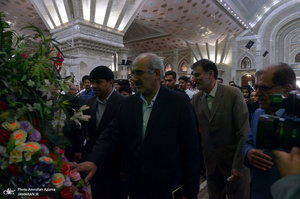 تجدید میثاق دانشجویان هشتمین دوره اردوی ملی طریق جاوید با آرمان های امام خمینی(س)