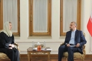 سفیر جدید سوییس استوارنامه خود را تقدیم وزیر خارجه ایران کرد