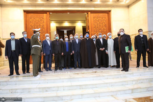 تجدید میثاق رئیس و نمایندگان مجلس شورای اسلامی با آرمان‌های امام خمینی(س)