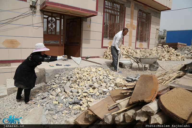 منطقه زلزله زده کوئیک مجید
