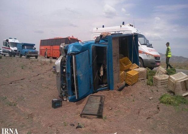 مرداد امسال ۳۶ نفر در تصادف رانندگی زنجان جان باختند