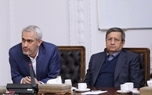 همتی در جلسه ای دولتی حاضر شد + عکس