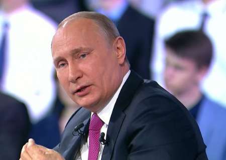 پوتین: آمریکا با ابزار تحریم ها در پی مهار روسیه است