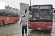 بارش باران شدید در مکه مکرمه در روزهای بازگشت حجاج