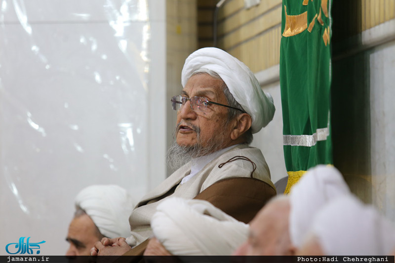 مراسم میلاد حضرت زهرا(س) و امام خمینی(ره) در دفتر آیت الله صانعی