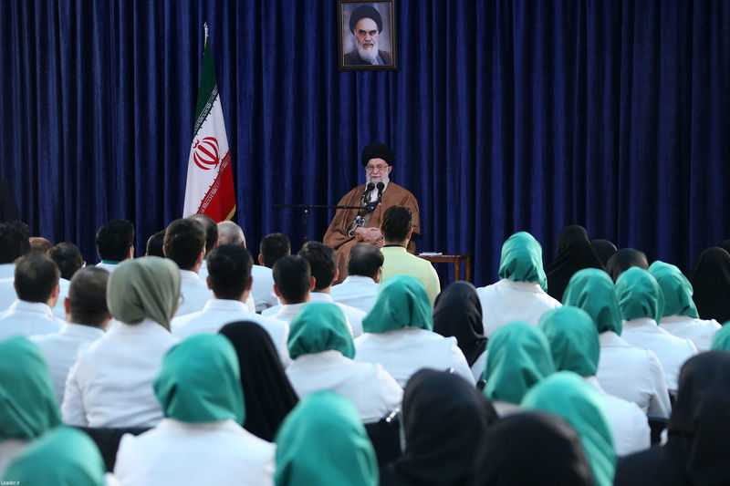 دیدار مدال‌آوران کاروان ورزشی ایران در بازی‌های پاراآسیایی اندونزی با رهبر معظم انقلاب