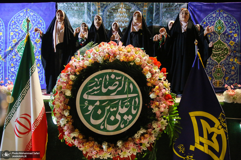 مراسم عقد زوج های جوان فسایی با حضور خادمین امام رضا (ع)