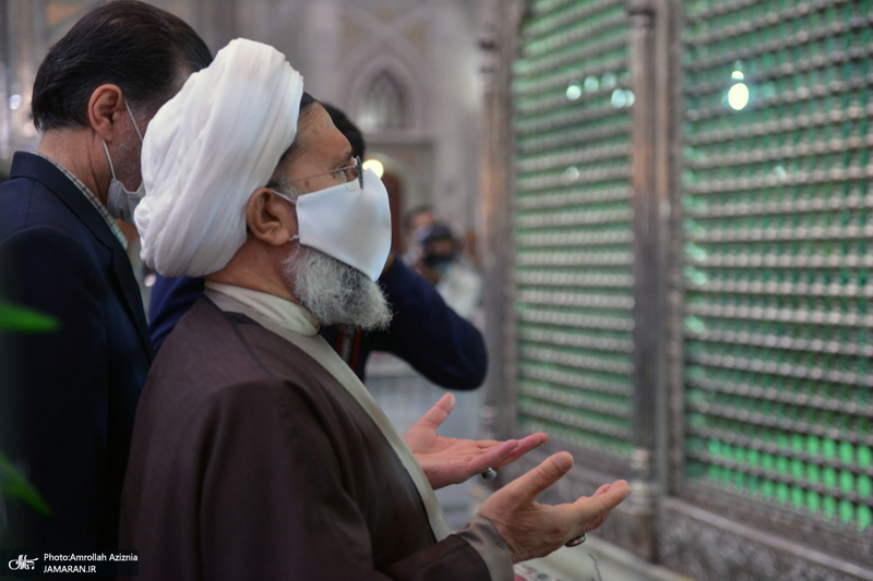 تجدید میثاق مسئولان سازمان عقیدتی سیاسی ارتش با آرمان‌های حضرت امام(س)