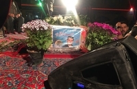 مراسم وداع با شهید مدافع حرم احسان کربلایی‌پور در اهواز برگزار شد (5)