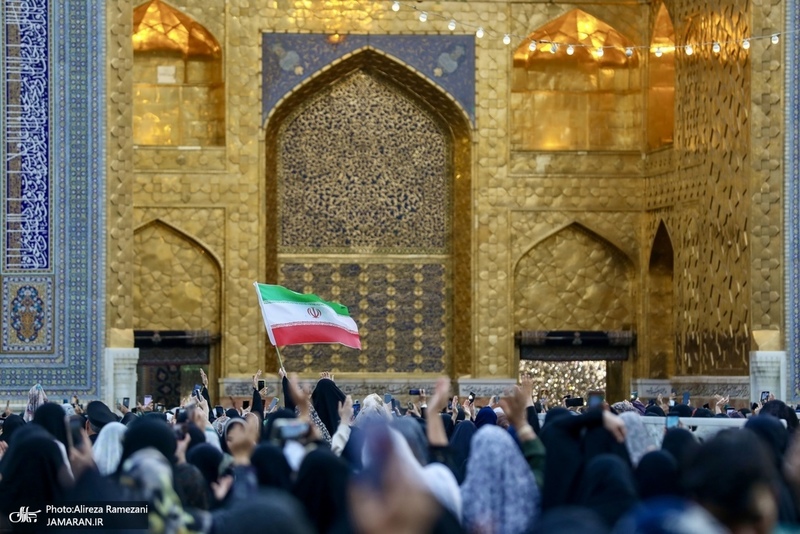 حال و هواى حرم مطهر امام رضا (ع) در شب ولادت