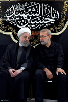 دومین روز مراسم عزاداری حضرت اباعبدالله الحسین (ع) در دفتر حسن روحانی