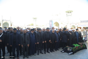 مراسم تشییع آیت الله موسوی تبریزی (ره)