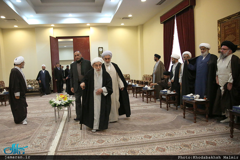 حاشیه تجدید میثاق هیأت رئیسه و اعضای مجلس خبرگان رهبری با آرمان های امام خمینی (س)