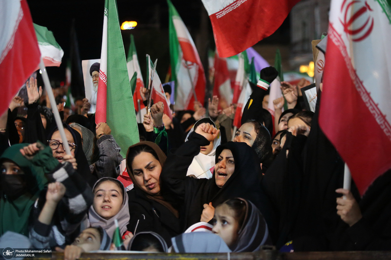 سی و نهمین شب اجتماع پرشور مردم در رباط کریم