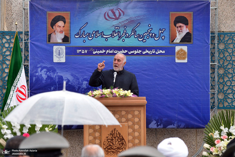 گلباران محل جلوس امام خمینی(س) در بهشت زهرا(س)