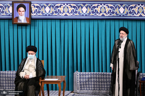 مراسم تنفیذ حکم سیزدهمین دوره ریاست جمهوری اسلامی ایران‌ توسط رهبر انقلاب