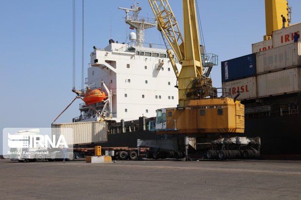 پهلوگیری دومین کشتی حامل گندم اهدایی به افغانستان در بندرچابهار