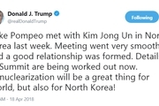 مهر تایید ترامپ بر دیدار رئیس سیا و رهبر کره شمالی