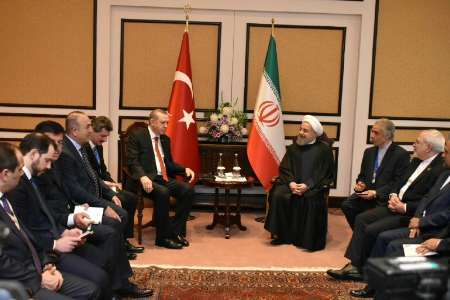 روحانی و اردوغان روابط دوجانبه و مسائل منطقه ای را مورد گفت وگو قرار دادند