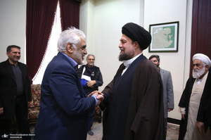 دیدار رییس دانشگاه آزاد اسلامی با سید حسن خمینی