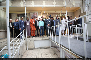 بازدیدی جمعی از شرکت کنندگان خارجی در سی و پنجمین دوره مسابقات بین المللی قرآن کریم ازبیت امام خمینی 
