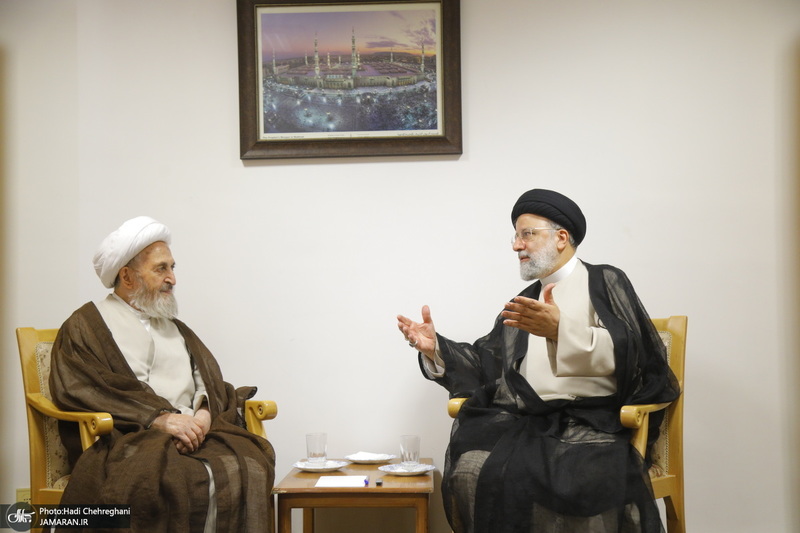 دیدار رئیس جمهور با مراجع عظام تقلید