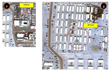 تصاویر ماهواره‌ای اصابت پهپادهای ارتش ایران به پایگاه العدیری منتشر شد