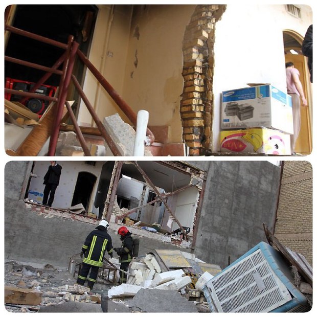 انفجار در مجتمع مسکونی، اداری در مشهد و خسارت به واحدهای مجاور