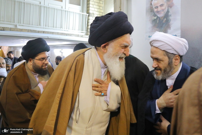 مراسم ختم همسر آیت الله العظمی سبحانی در قم