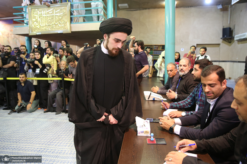 حضور سید حسن خمینی در انتخابات ریاست جمهوری چهاردهم
