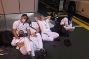 بی نظمی عجیب ژاپنی ها برای کاروان های ورزشی در فرودگاه توکیو