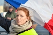عکس/ نخستین راهپیمایی زنان «جلیقه زرد» در فرانسه 
